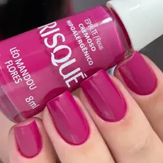 ESMALTE CREMOSO RISQUÉ LÉO MANDOU FLORES COM 8ML