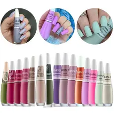 KIT 15 ESMALTES IMPALA TONS VERMELHO NUDE COR DA SUA MODA MANICURE PEDICURE