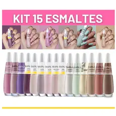 KIT ESMALTES IMPALA TONS NUDES COLEÇÕES VARIADAS A COR DA SUA MODA 8ML