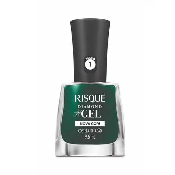 ESMALTE RISQUÉ DIAMOND GEL COSTELA DE ADÃO 9,5ML