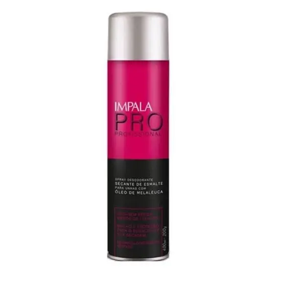 SECANTE DE ESMALTE IMPALA PRO SECAGEM 8X MAIS RÁPIDA 400ML