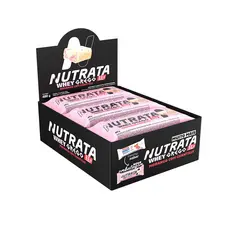 Whey Grego Bar 12Un 40g Sabor Morango Com Chantily - Nutrata