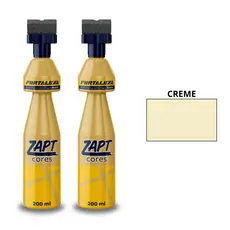 Kit 2 Zapt Tinta Rejunte Creme Fortaleza 200ml Cobertura Piso Parede Cerâmica Banheiro