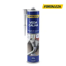 Cola Veda Calha E Rufos Alumínio Fortaleza 400g Selante Resistente Durável Vedação Calhas Estruturas