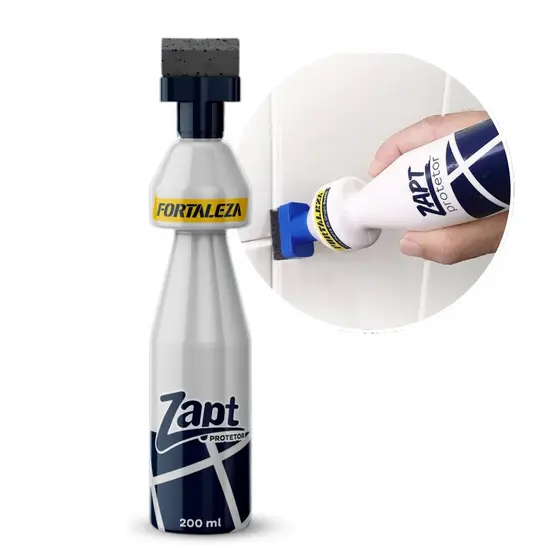Zapt Protetor Tinta Rejunte Incolor Fortaleza 200ml Alta Cobertura Piso Parede Cerâmica Banheiro