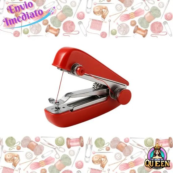 Mini Máquina de Costura Portátil 10,5cm