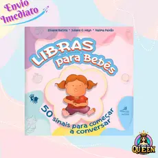 Livro Libras Para Bebês 50 Sinais Para Começar a Conversar ABarros Editora Inclusão Educação Infantil Surdo Nailma