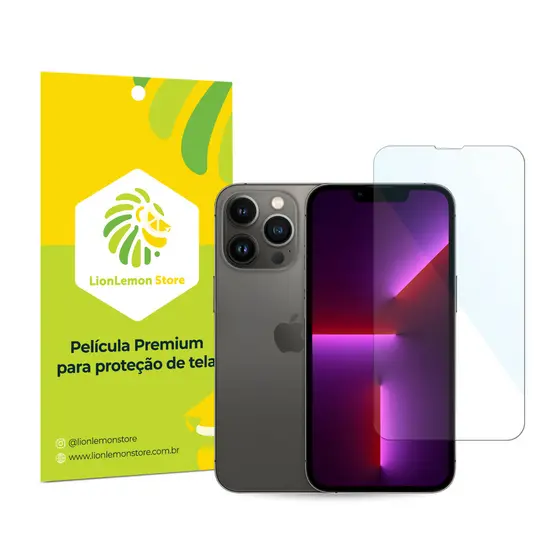 Película de Vidro Ultrashield LionLemon p/ iPhone 13 Pro Max