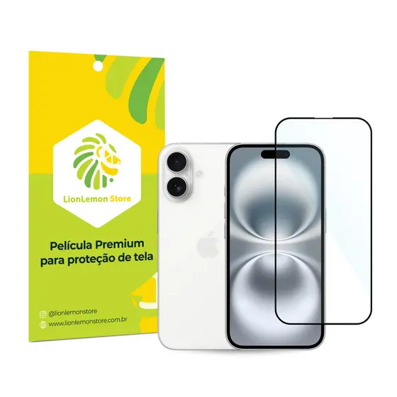 Película de Vidro Ultrashield LionLemon para iPhone 16