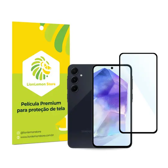 Película de Vidro Ultrashield LionLemon p/ Samsung Galaxy M35 / A35 / A55