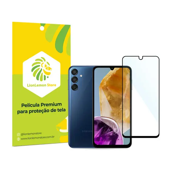 Película de Vidro Ultrashield LionLemon para Samsung Galaxy M15