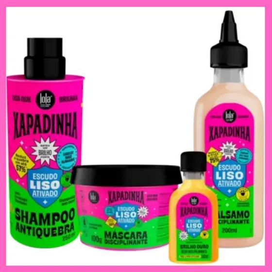 it Lola Xapadinha – Shampoo 250g + Máscara 100g + Óleo 50ml + Bálsamo 200ml