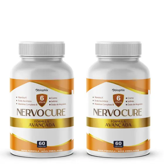 2 Un Nervocure Premium - 60 Cápsulas -  Envio Imediato