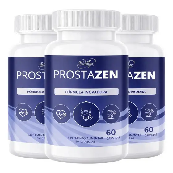 3x Prostazen 60 Caps - Fórmula Avançada - Prostazen