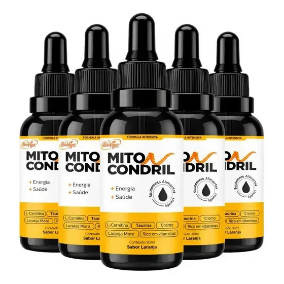 5x Mitocondril 30 Ml Formula Avançada Premium