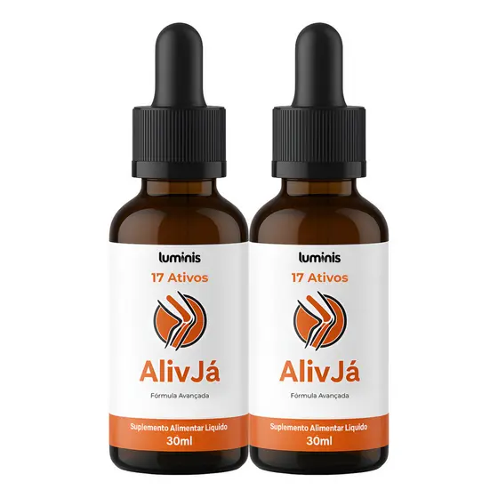 2x Aliv Já 30ml Original - Única Fórmula Testada E Aprovada Aliv Já