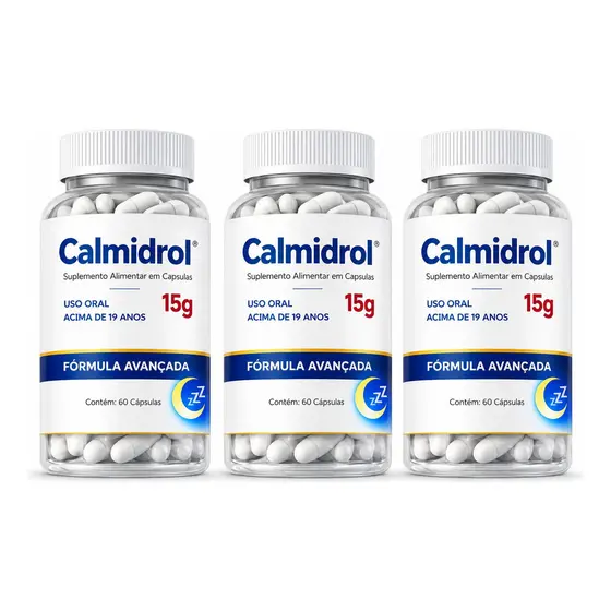 1 Calmidrol 60 Caps - Fórmula Avançada
