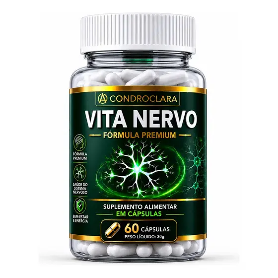 Vita Nervo 60 Cápsulas Original - Envio Hoje - Loja Oficial