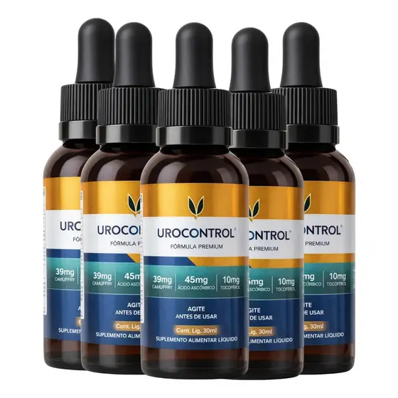 5x Urocontrol 30ml - Fórmula Avançada - Compra Segura