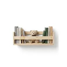 Prateleira madeira Pinus- Nicho livros infantil  Suporte para livros Decoração
