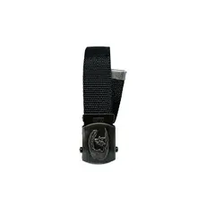 Cinto Masculino Básico Plus Size Tecido Nylon Resistente Fivela Grafite Surf Ajustável - Tyson