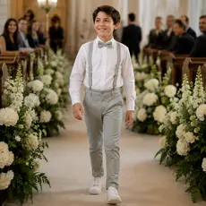 Conjunto Social Infantil Masculino Festa Casamento Batizado Roupa Completa Menino
