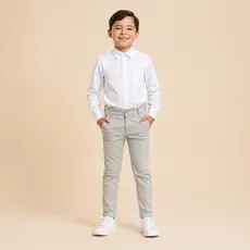 Roupa infantil conjunto camisa social manga longa + calça bolso faca menino festa casamento pajem