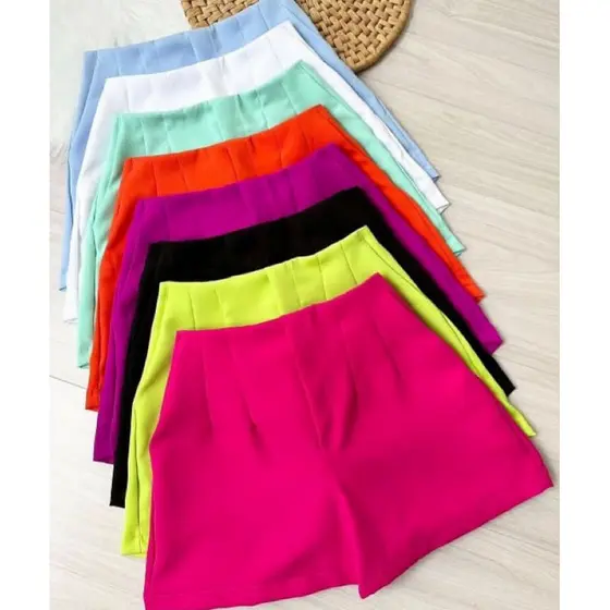 Short Infantil Alfaiataria Feminino Tamanho Unico