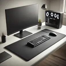Mouse Pad Gamer Extra Grande 70x35  Borda Reforçada Superfície Rápida Liso