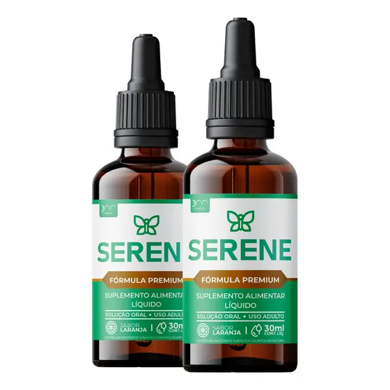 2 Un Serene Gotas Cúrcuma Msn Vitamina K2 Vitamina D3 Zinco