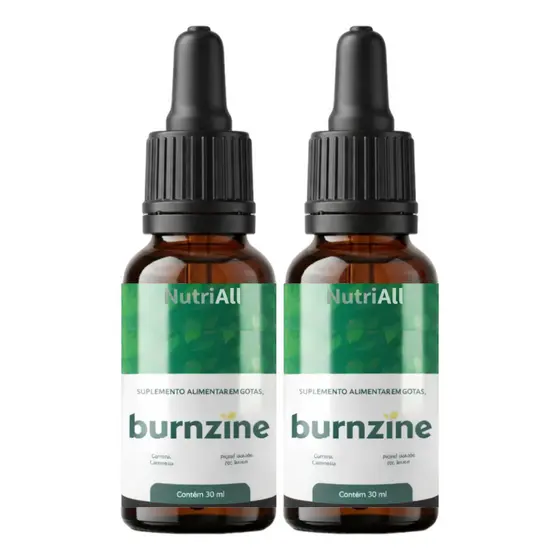 2 Burnzine 30ml Original - Única Loja Oficial Envio Hoje Sem Sabor