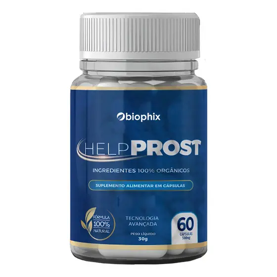 Suplemento Help Prost 60 Cápsulas Original Biophix - Original