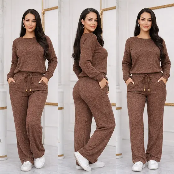 Conjunto Feminino Inverno Ribana – Quentinho, Elegante e Tecido de Qualidade