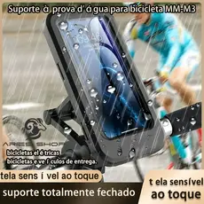 Suporte De Celular Guidão Articulado Para Moto Bike Bicicleta Tela de Até 6,7" Polegadas