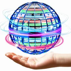 Brinquedo Bola Voadora Boomerang Inteligente com LED Colorido USB