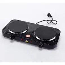Fogareiro Chapa  Elétrico 2 Bocas 2500W Cooktop 110V- 220V