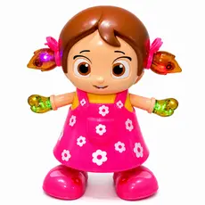 Boneca Fofa Dançarina Infantil Dança Musical com Luz e Som Fun Dance Girl Brinquedo