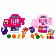 Caixa Registradora Infantil Educativa com Som Calculadora e Acessórios Brinquedo
