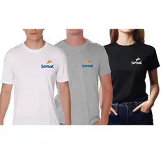 Camiseta Uniforme Senac Personalizada Nome Do Curso Unissex