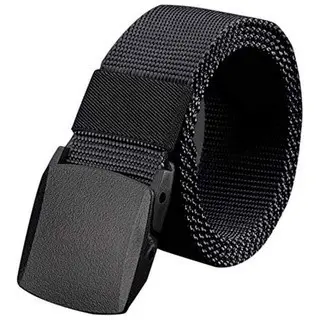 Moda Cinto Largo Masculino Nylon Fivela de Plástico Entrega rápida