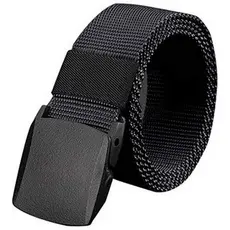 Moda Cinto Largo Masculino Nylon Fivela de Plástico Entrega rápida