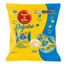 BomBom Sabor Beijinho Arcor Bonobon 450g - 30 Unidades