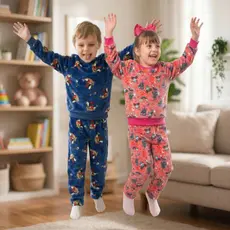 Conjunto Infantil Pelucia Fleece Estampado Inverno Pijama Quentinho conforto divertido Presente