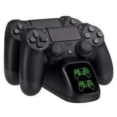 Base Carregador Duplo Compatível Controle Ps4 Estação de Carregamento