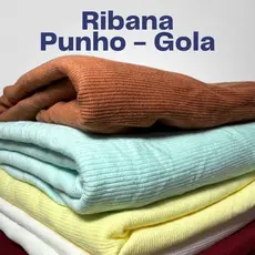 Retalhos Ribana - Peças Tamanho Pequeno até 80cm Cores Aleatórias para punho, gola