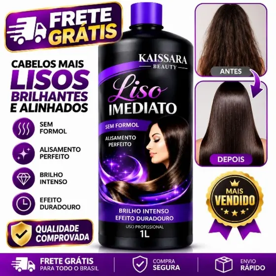 Progressiva Liso Imediato Kaissara Beauty Sem Formol 1L
