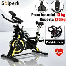 Bicicleta Ergometrica Spinning Com Roda De Inércia Para Fitness Profissional e Treino Esportivo