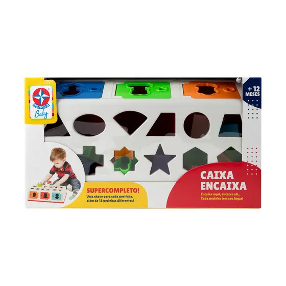 Caixa Encaixa - Brinquedos Estrela