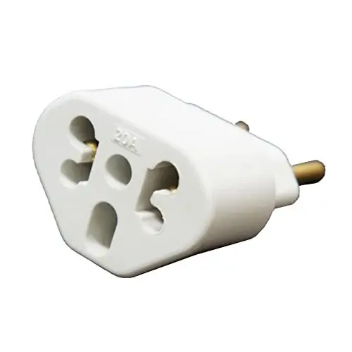 Kit Adaptador de Tomada BOB LOVE 10A e 20A Bivolt 250V | Benjamin Universal Pino Chato e Redondo|Escolha 1, 2, 3 ou 5