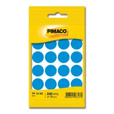 Etiqueta adesiva TP19 azul Pimaco